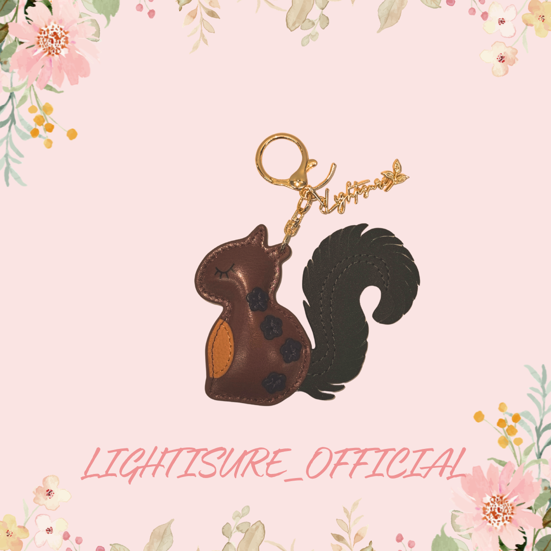 Squirrel bag charm